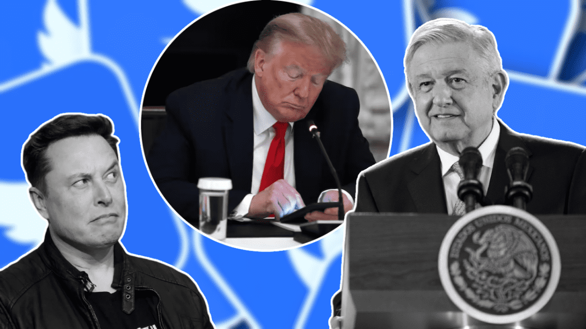 AMLO vota a favor de que Trump regrese a Twitter en encuesta de Elon