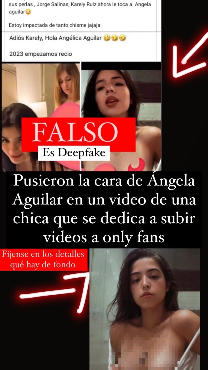 Revelan que el supuesto video íntimo de Ángela Aguilar es FALSO | Todo  Digital Redes